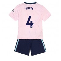Fotbalové Dres Arsenal Benjamin White #4 Dětské Alternativní 2022-23 Krátký Rukáv (+ trenýrky)